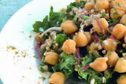 Bright & Nutritious: Kale Quinoa Chickpea Salad Recipe