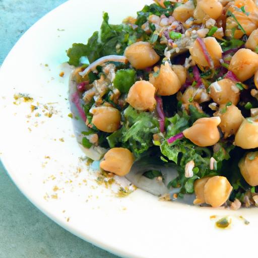 Bright & Nutritious: Kale Quinoa Chickpea Salad Recipe