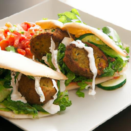 Fiery Falafel Pita Pocket: A Zesty Middle Eastern Treat
