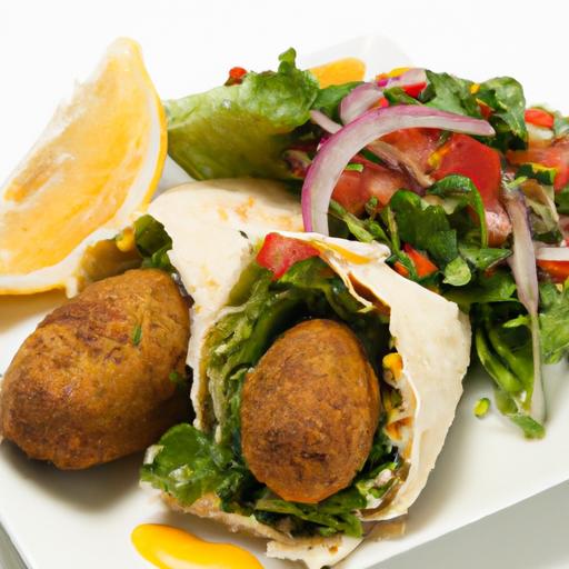 Fiery Falafel Pita Pocket: A Zesty middle Eastern Treat