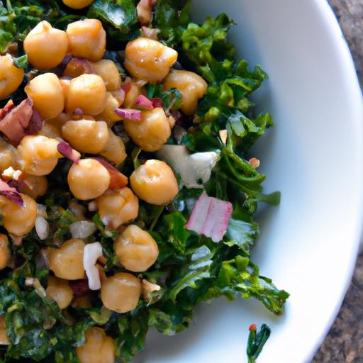 Bright &⁤ Nutritious: Kale Quinoa⁣ Chickpea ‌Salad Recipe