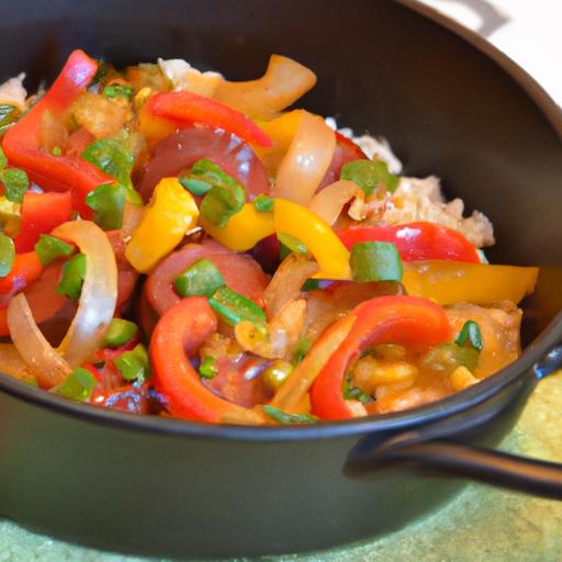 Sizzling Sausage and Rice Skillet: A One-Pan Wonder
