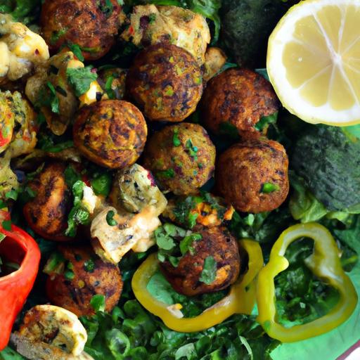 One-Pan Mediterranean Falafel & Veggies: Easy & Flavorful