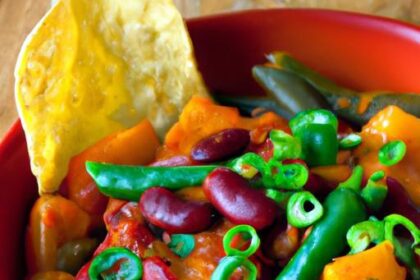 Hearty Vegetarian Chili: Sweet Potatoes & Beans Delight