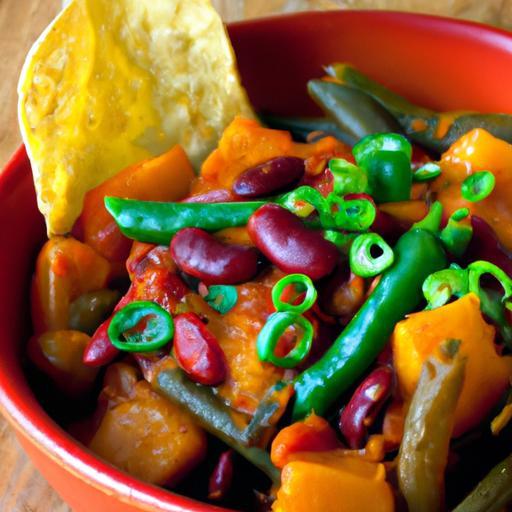 Hearty Vegetarian Chili: Sweet Potatoes & Beans Delight