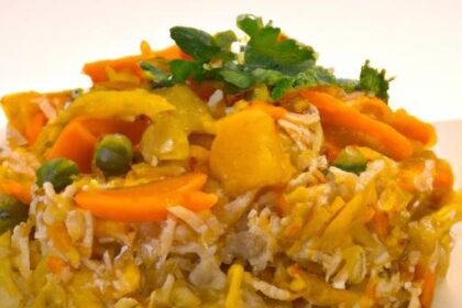 Golden Comfort: One-Pot Coconut Turmeric Rice & Lentils