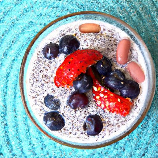 Berry Bliss: Nutrient-Packed Chia Pudding with Almond Milk