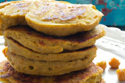 Hearty Savory Chickpea Flour Pancakes: A Protein-Packed Delight