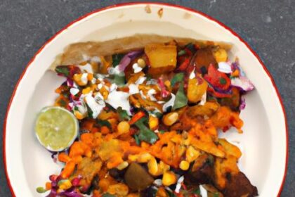 Flavor-Packed Sheet Pan Sweet Potato & Chickpea Tacos