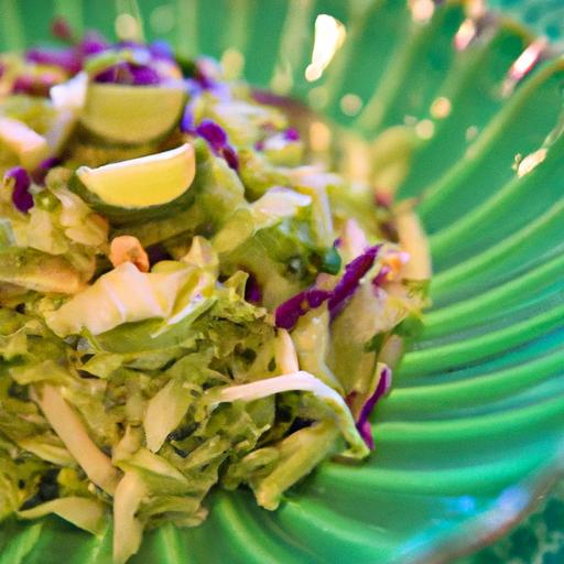 Zesty Thai mango & Cabbage Salad: A Fresh Flavor ‌Burst