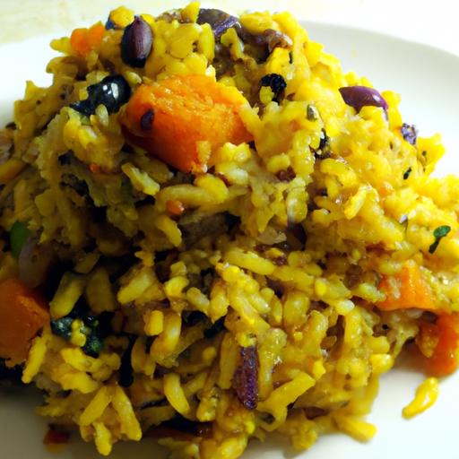 Golden Comfort: One-pot coconut Turmeric Rice & lentils