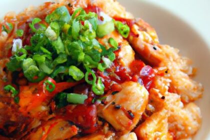 Fiery Korean Chicken with Rice: A Flavorful Adventure