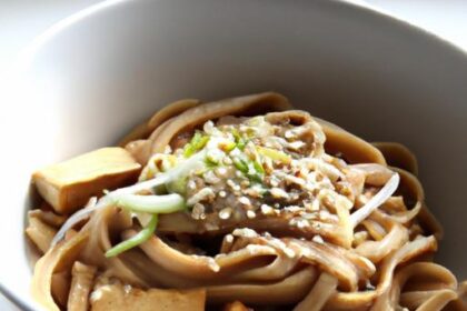 Peanut Butter Noodles with Tofu: A Creamy, Protein-Packed Delight