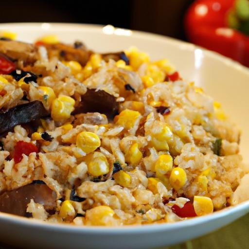 One-Pan BBQ Chicken & Corn Rice Bowl: Easy Flavor Fusion
