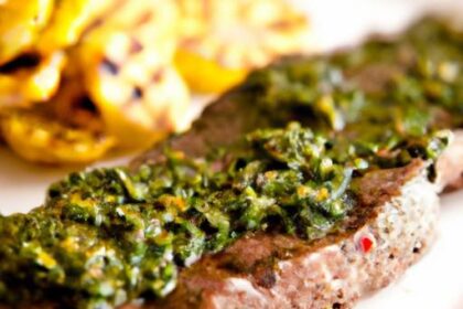 Savor the Bold: Perfect Pan-Seared Steak with Chimichurri