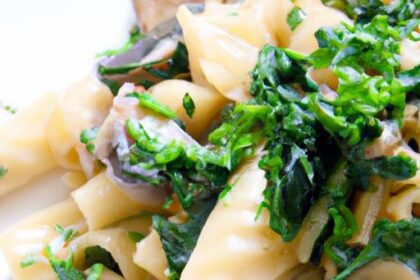 Savor the Greens: Delicious Spinach Mushroom Pasta Recipe
