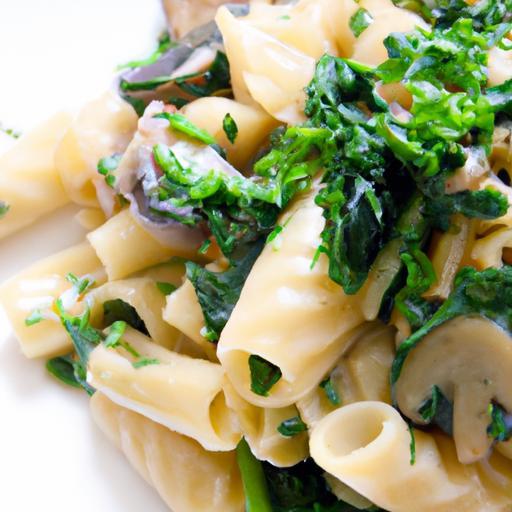 Savor the Greens: Delicious Spinach Mushroom Pasta Recipe