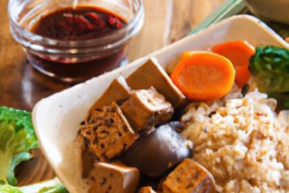Savor the Flavor: Teriyaki Tofu Bowl with Nutty Brown Rice