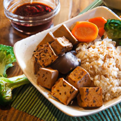 Savor the Flavor: Teriyaki Tofu Bowl with Nutty Brown Rice