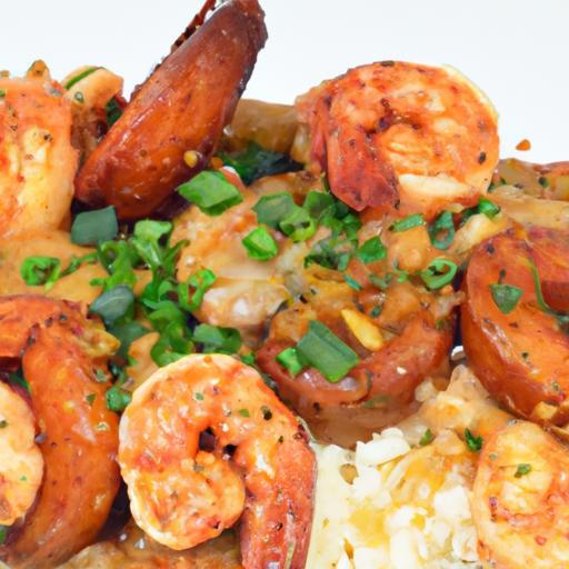 Savor the Flavors of Cajun Shrimp & Sausage Rice Delight
