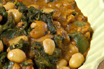 Wholesome Vegan Chana Saag Curry: A Flavorful Indian Delight