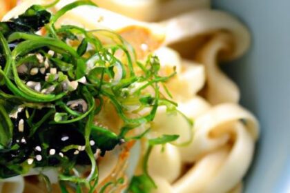 Savory Garlic Sesame Udon Noodles: A Flavorful Delight