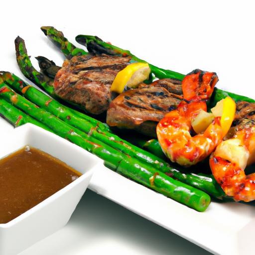 Sizzling Grilled Steak & Shrimp Kabobs: A Flavorful Delight