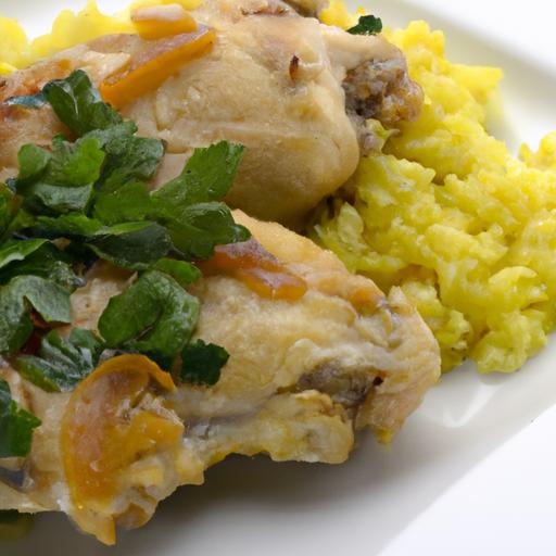 Savor the Flavor: Garlic Butter Rice with Juicy Chicken Thighs