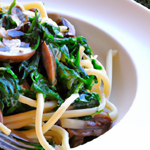 Savor the Greens: Delicious Spinach Mushroom Pasta Recipe