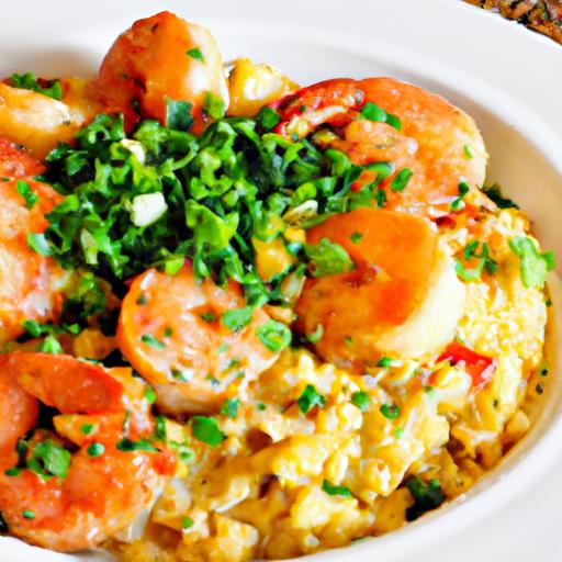 Savor the Flavors of Cajun Shrimp & Sausage Rice Delight