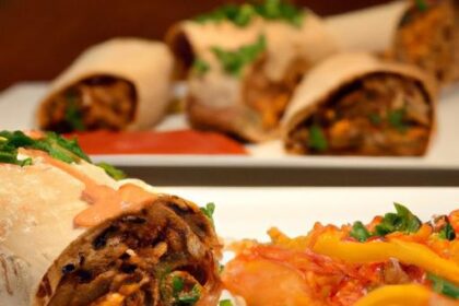 California Burrito Delight: Steak Fries & Cheese Inside