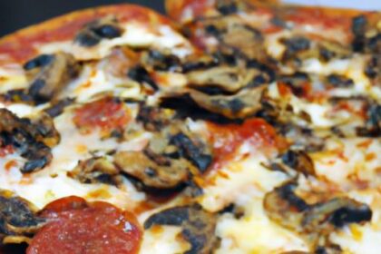 The Perfect Pepperoni & Mushroom Pizza: A Savory Delight