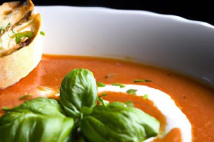 Velvety One-Pot Tomato Basil Soup: Simple, Creamy Delight