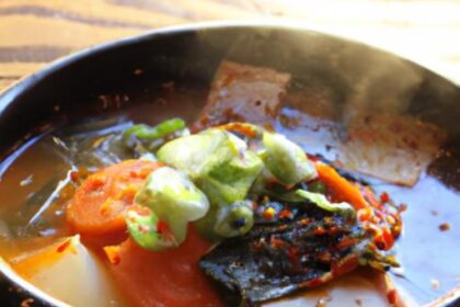 Savor Vegan Kimchi Jjigae: Spicy Tofu Stew Delight