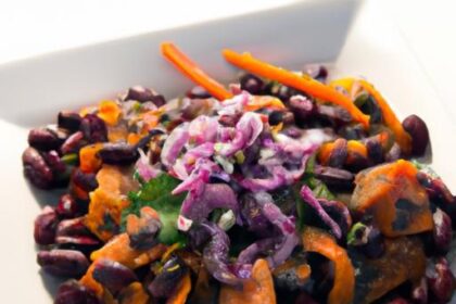 Vibrant Sweet Potato & Black Bean Salad: A Flavorful Boost