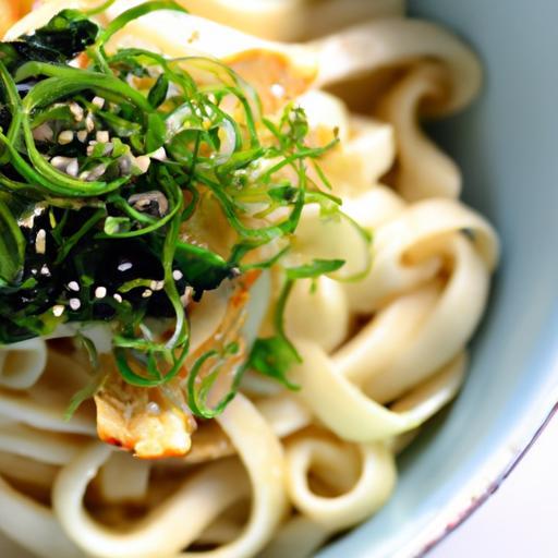 Savory Garlic Sesame Udon Noodles: A Flavorful Delight
