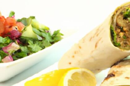 Wrap Your Taste Buds: Roasted Chickpea & Hummus Delight