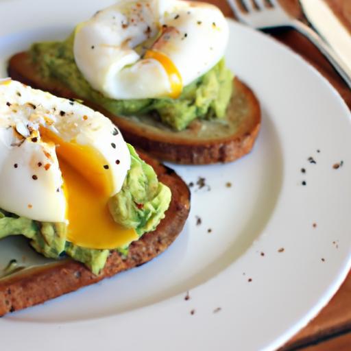 Golden Mornings: Perfect Avocado Toast with Poached Egg