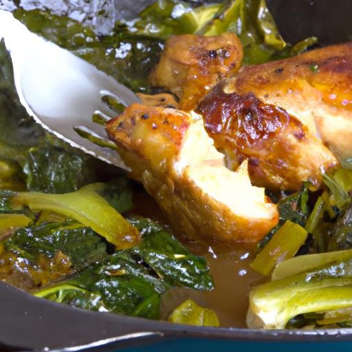 One-Pan Magic: Honey Mustard Chicken & Crispy Brussels Delight