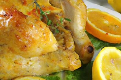 Zesty Baked Lemon Herb Chicken: A Flavorful Delight