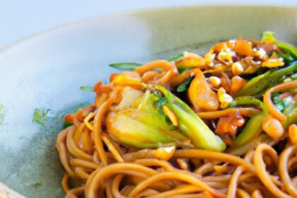 Delicious Peanut-Free Soba Noodles with Zesty Ginger Twist