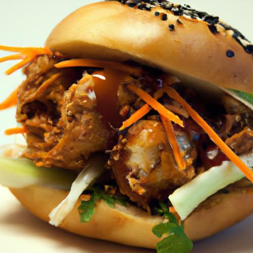 Crispy Korean Fried Chicken Baos: A Flavorful Fusion Delight