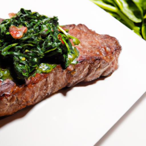 Savor the Flavor: Pan-Seared Steak with Chimichurri Bliss