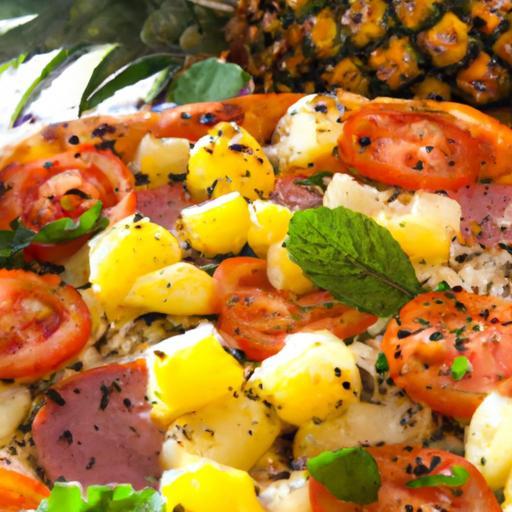 Tropical Delight: Easy Sheet Pan Hawaiian Pizza Recipe