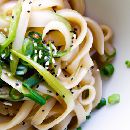 Savory Garlic Sesame Udon Noodles: A Flavorful Twist
