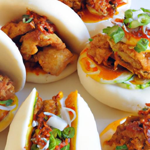 Crispy Korean Fried Chicken Baos: A Flavorful Fusion Delight