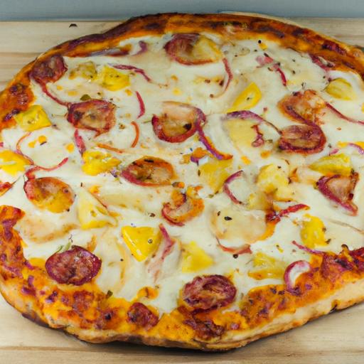 Tropical Twist: Exploring the Classic Hawaiian Ham & Pineapple Pizza