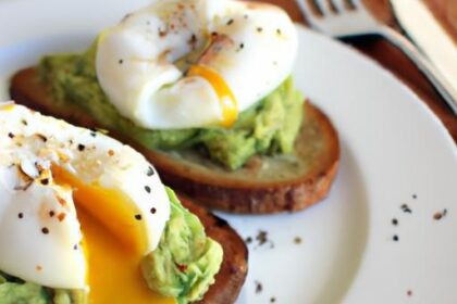 Golden Mornings: Perfect Avocado Toast with Poached Egg