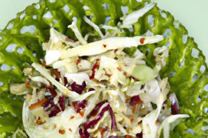 Crunchy Thai Cabbage Slaw: A Flavorful Peanut-Free Twist