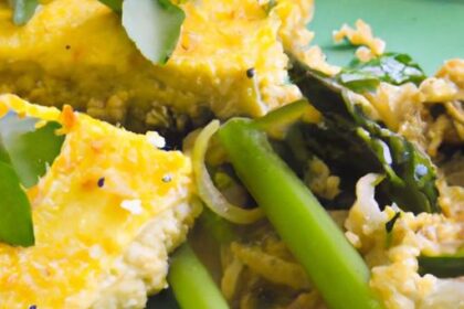 Zesty Vegan Lemon Garlic Tofu Sheet Pan Dinner Delight